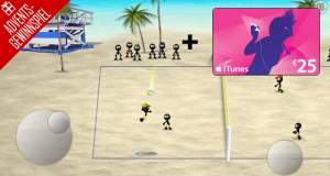 Advents-Gewinnspiel Tür 17: 25€ iTunes-Guthaben + Promo Codes für „Stickman Volleyball“