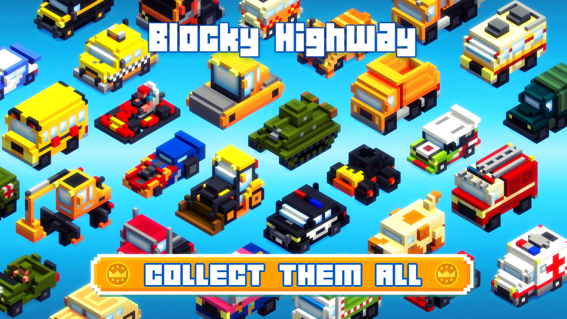 Blocky Highway iPhone iPad